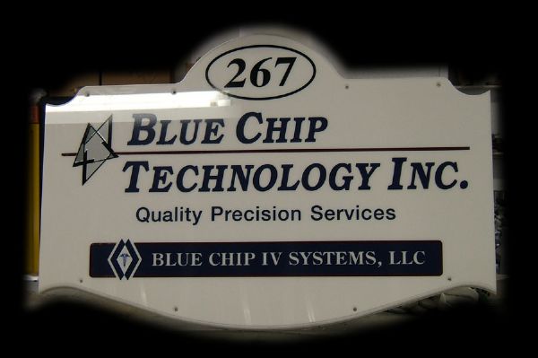 Blue Chip Technology Sign