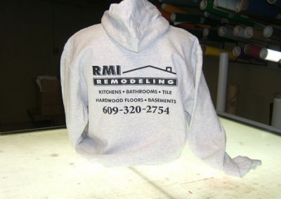 RMI Remodeling Hoodie Screen Print