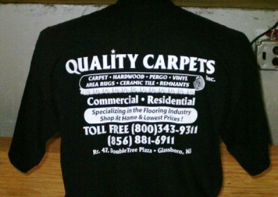 Quality Carpet T-Shirt Screen Printing