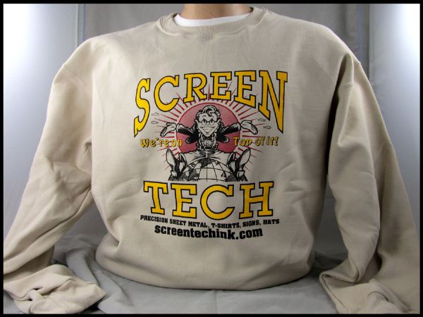 ScreenTech Sweatshirt Screen Printing