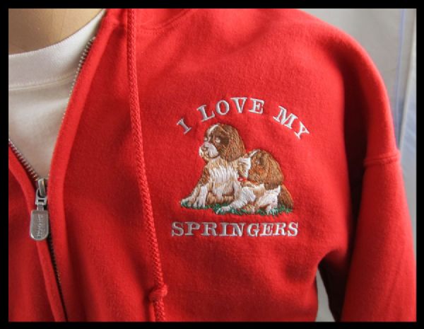 Embroidery on Fleece Jacket