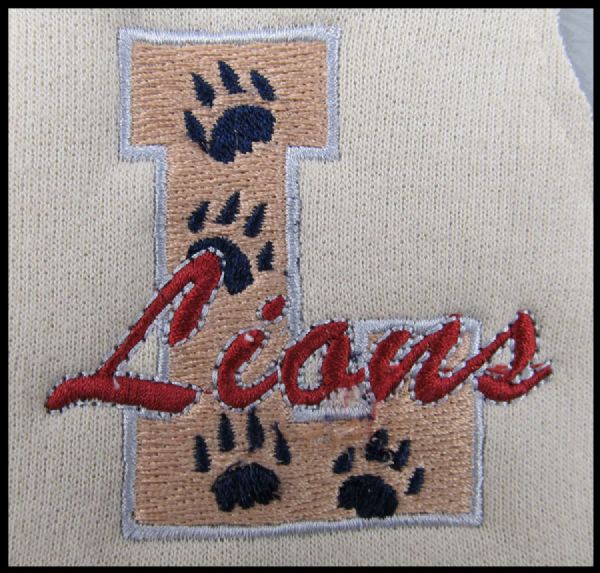 Lions Logo Embroidery Patch