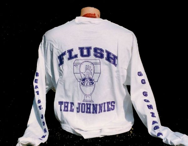 Flush The Johnnies Sweat Shirt Screen Printing