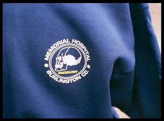 Memorial Hospital Sweatshirt Screen Printing